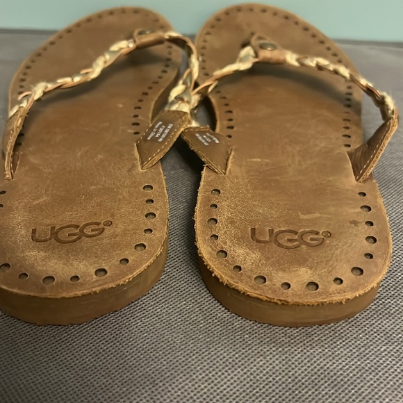 UGG women’s thong slippers size 9 S/N 100-7559 - Picture 6 of 16